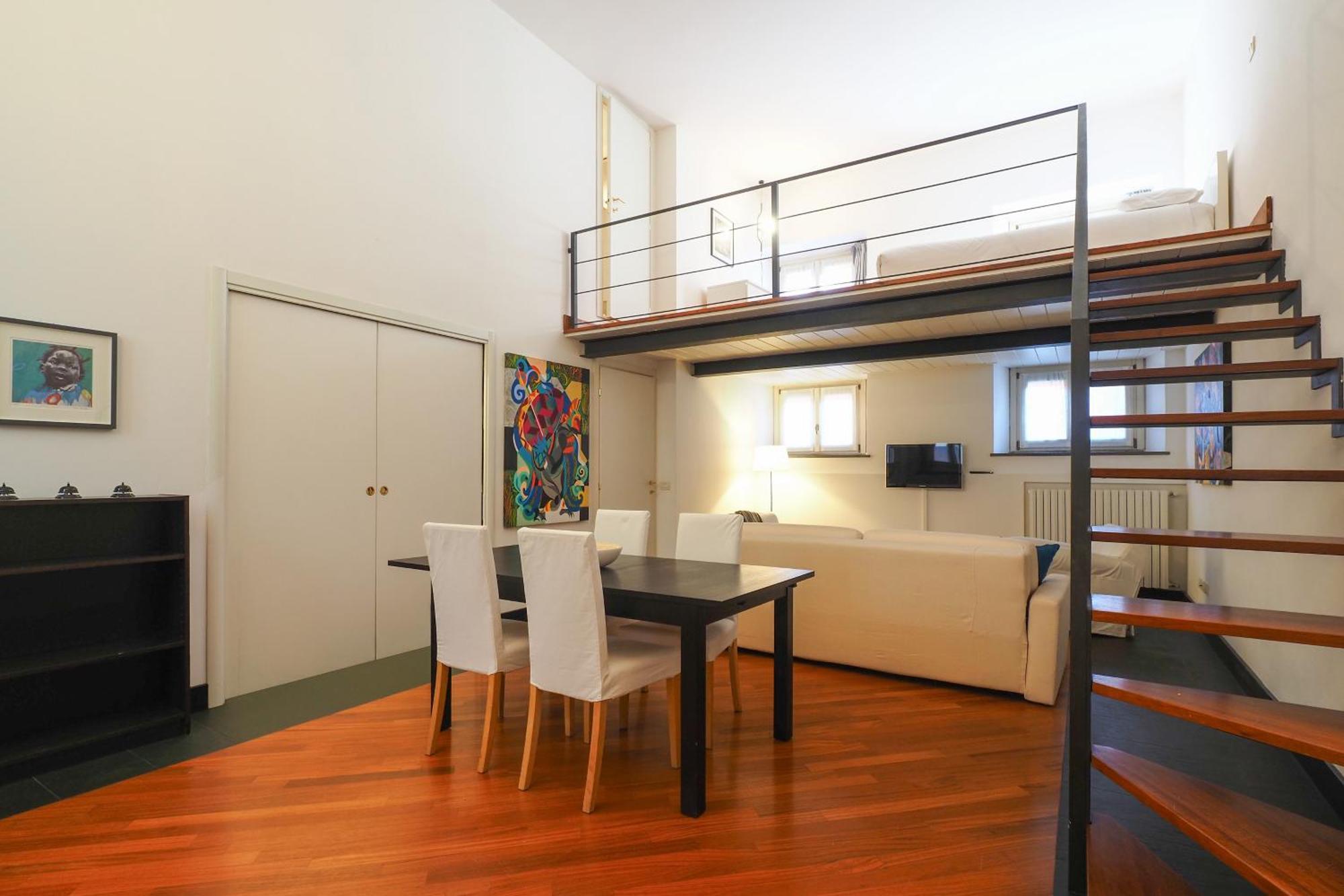 Enchanting Loft Between History And Tranquility Milán Exteriér fotografie